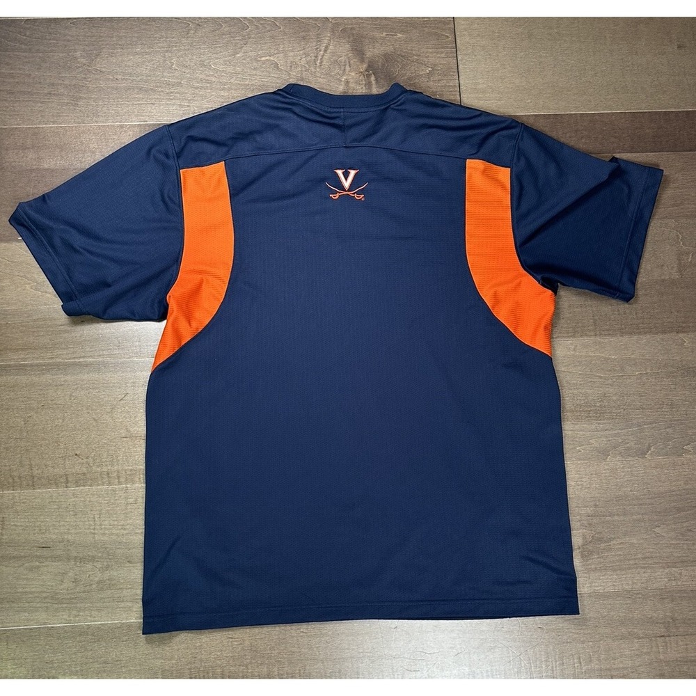 VTG Nike Shirt‎ Men's 2XL Dri-Fit Authentic Training Apparel Virginia Cavaliers - Picture 2 of 10